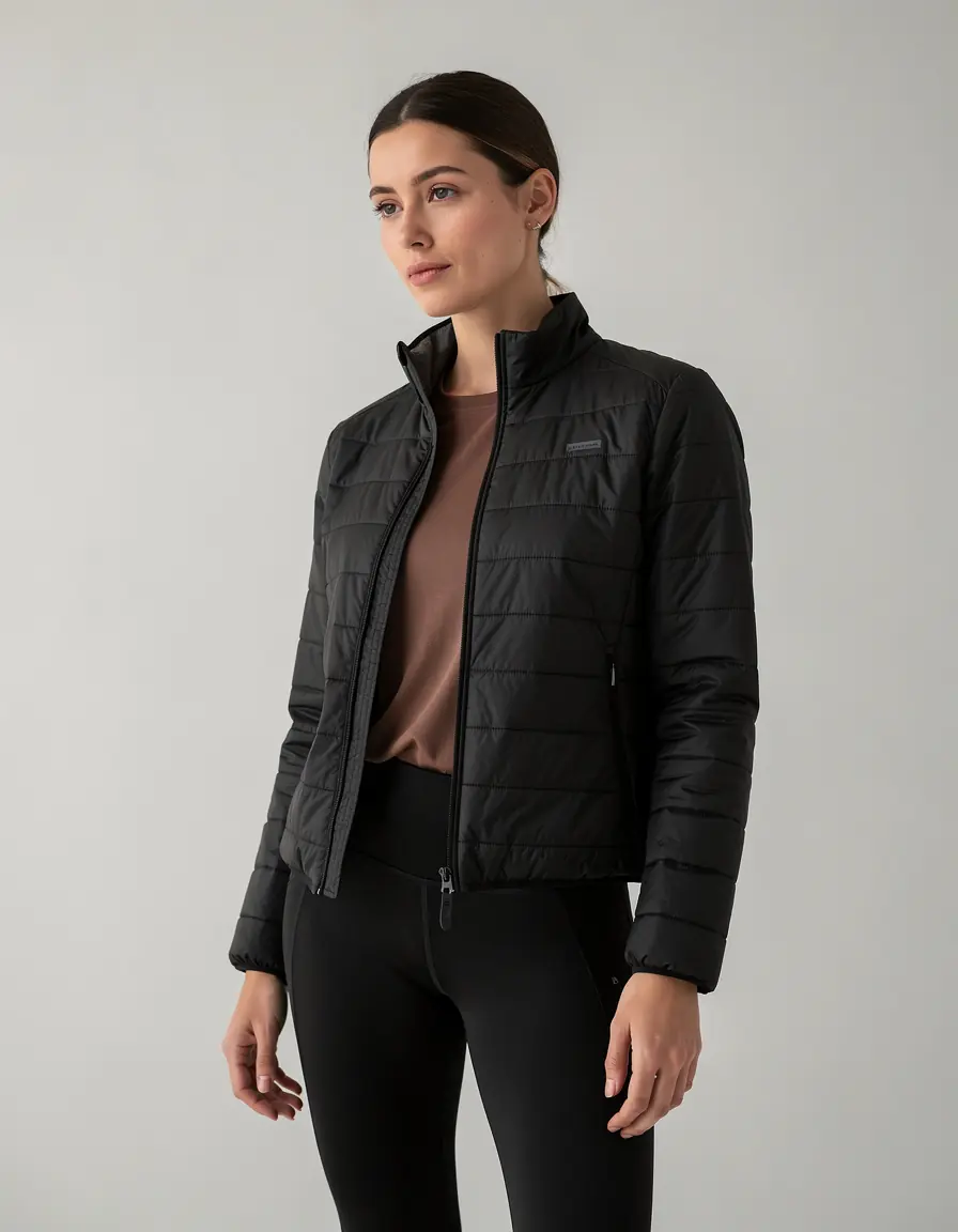 Quilted Studio Jacket, black